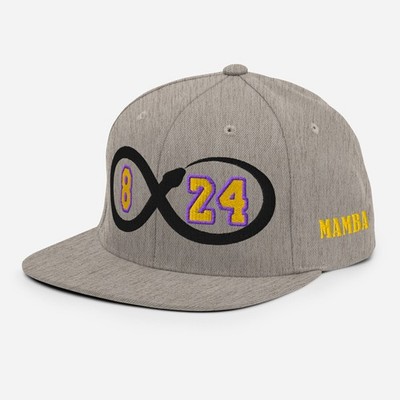 Mamba Embroidered Snapback Hat, Kobe 8, The Legend Bryant 24