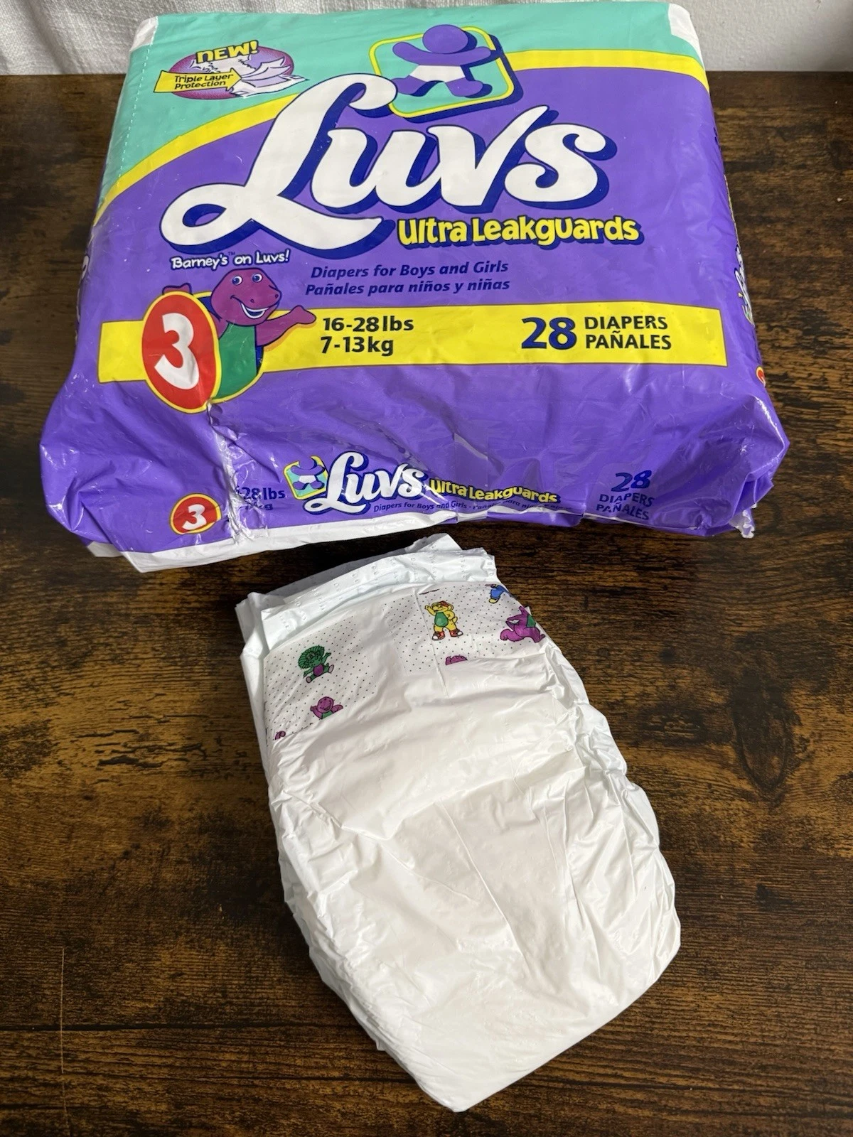 Luvs Ultra Leakguards Barney Size 3
Opens in a new window or tab