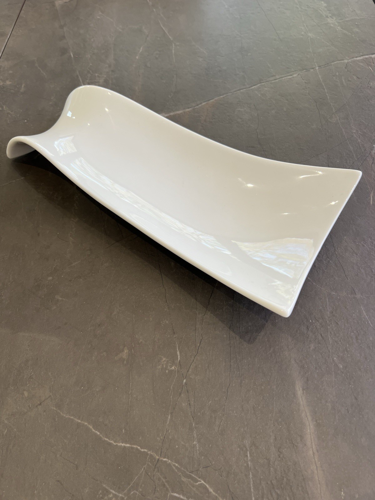 White Serving Dish by 10 Strawberry Street