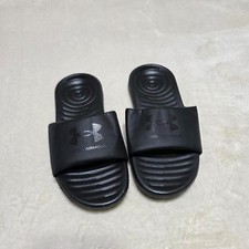 Under Armour Ansa Fixed Slides Sandal Women's 6 Solid Black No Tags/Box Slip On