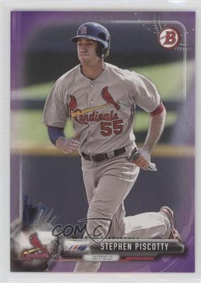 2017 Bowman Purple 28/250 Stephen Piscotty #13 z6b