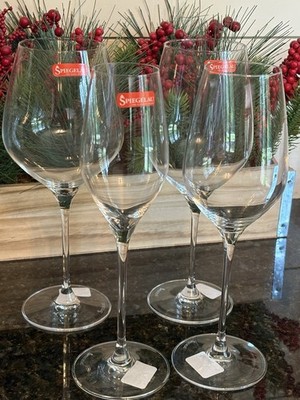 Spiegelau 4 Superiore Wine Tasting Flight White Champagne Bordeaux Burgundy
