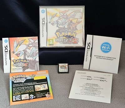 Pokemon Weiße Version 2 Nintendo DS UK PAL Original Verpackt Mit Anleitungen 