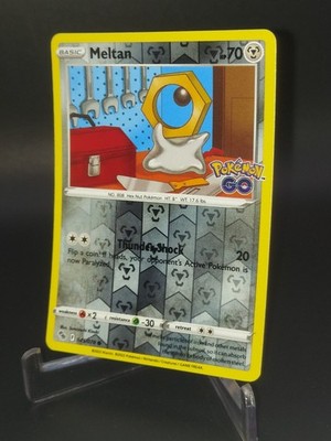 Pokémon TCG.  Meltan Reverse Holo 45/78 Pokémon Go Mint Condition   