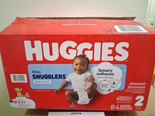 1/2 Case Huggies Little Snugglers Gentle Protection Diapers - Size 2 - 42ct