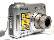 Sony Cybershot DSC-S650 Digital Camera 7.2MP 3x Optical Zoom W/Box   READ