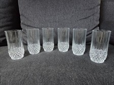 Vintage Cristal DArques 6 Gläser Cocktailgla...