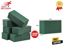 6 pcs Premium Wet Florist Foam Bricks Floral Flower Fresh Display Arrangement UK