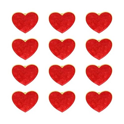 12Pcs Beautiful Special Evening Heart Napkin Holders For Wedding Reception