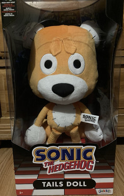 Jakks Pacific Sonic Tails Doll Collector's Edition Plush 16'' Mint Scent