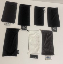 Oakley Sunglass Case Lot Of 7 Soft Drawstring Pouch Bags