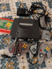Nintendo 64 N64 Console Bundle Tested With Games And Controller.