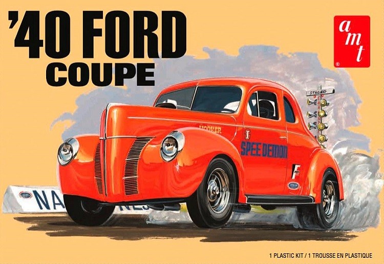 AMT/MPC AMT1141 - 1/25 1940s Ford Coupe 2T - New
