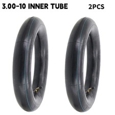 2PCS 3.00-10 3.50-10 Inner Tube Bent Valve For 90/90-10, 80/90-10 80/100-10 Tire