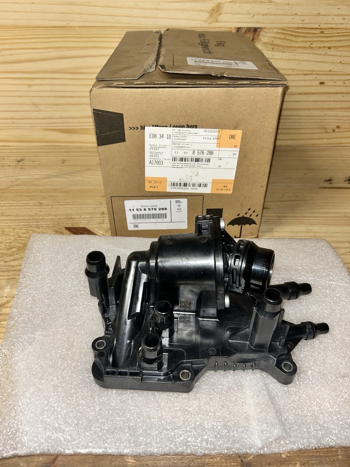 Boîtier de régulation thermique BMW 11538576288 authentique et certifié neuf