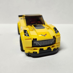 LEGO SPEED CHAMPIONS: Yellow Chevrolet Corvette Z06 Retired Set #75870