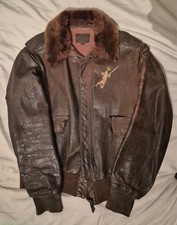 WW2 USAAF Painted A-2 Jacket 448th Bomb Group