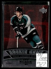 2006-07 Upper Deck Black Diamond Marc-Edouard Vlasic 089/100 San Jose Sharks