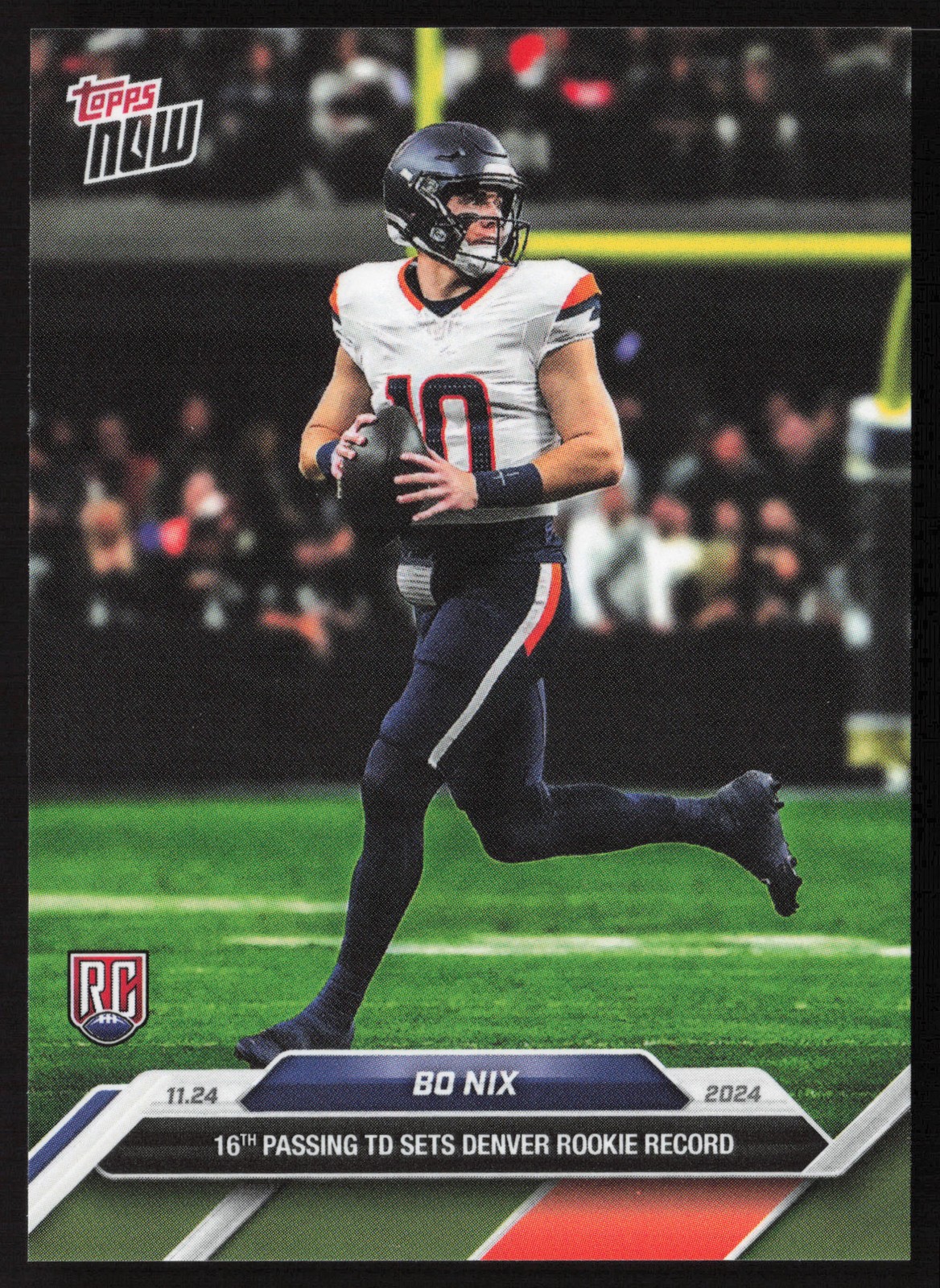 2024 Topps Now #13 Bo Nix