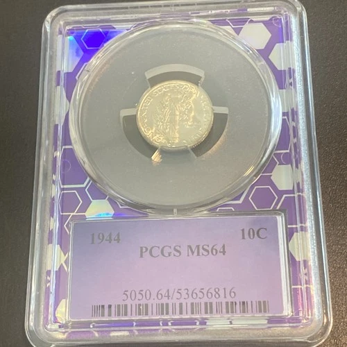 1944 Mercury Dime NGC MS64