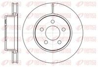 2X Bremsscheibe Remsa 61301.10 FüR Dodge 302Mm Nitro CRD 4WD