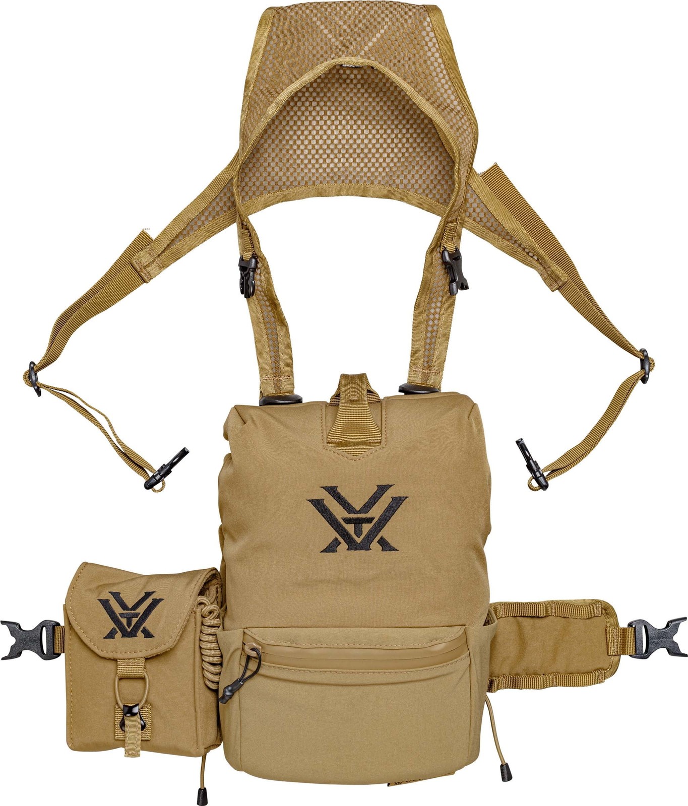 Vortex GlassP Pro Binocular Harness, Tan, Large, 9in, 17oz, P600-L