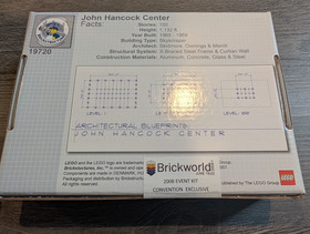 LEGO Architecture John Hancock Center 19720 Brickstructures