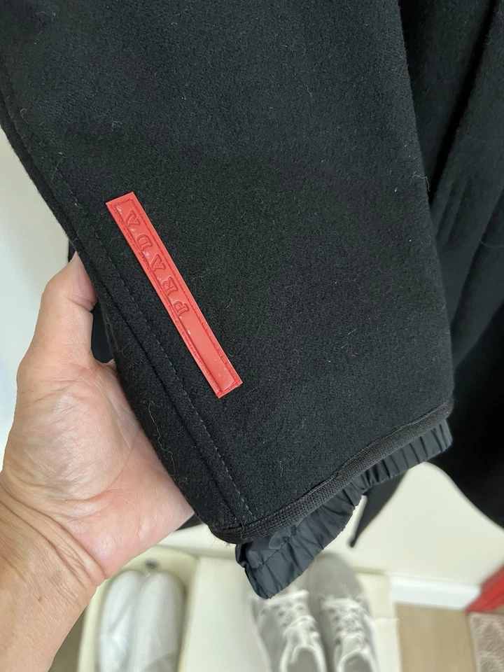 Prada Sport Men’s Wool Overcoat 48 - 38 coat jacket - Image 2 of 4