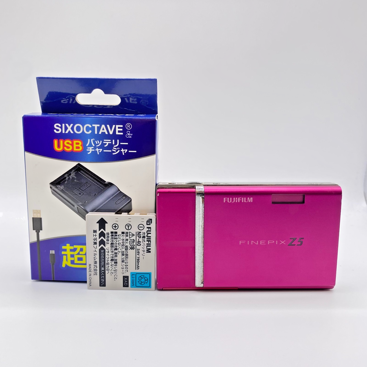 EXC+5] FUJIFILM FINEPIX Z5fd Pink Digital camera From Japan