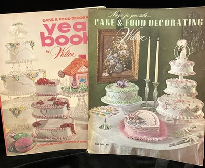 1971 & 1972 Wilton Cake Decorating Yearbook Magazines Party Patterns Instruction