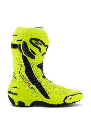 Alpinestars Supertech R Vented Boots Fluorescent Yellow Black 2220121-551-46