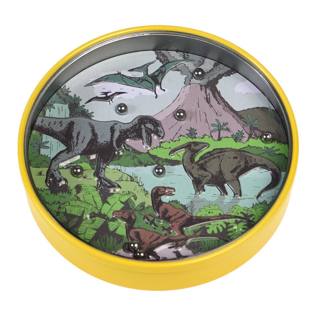 Prehistoric Land Dinosaur Tin Tilt Puzzle