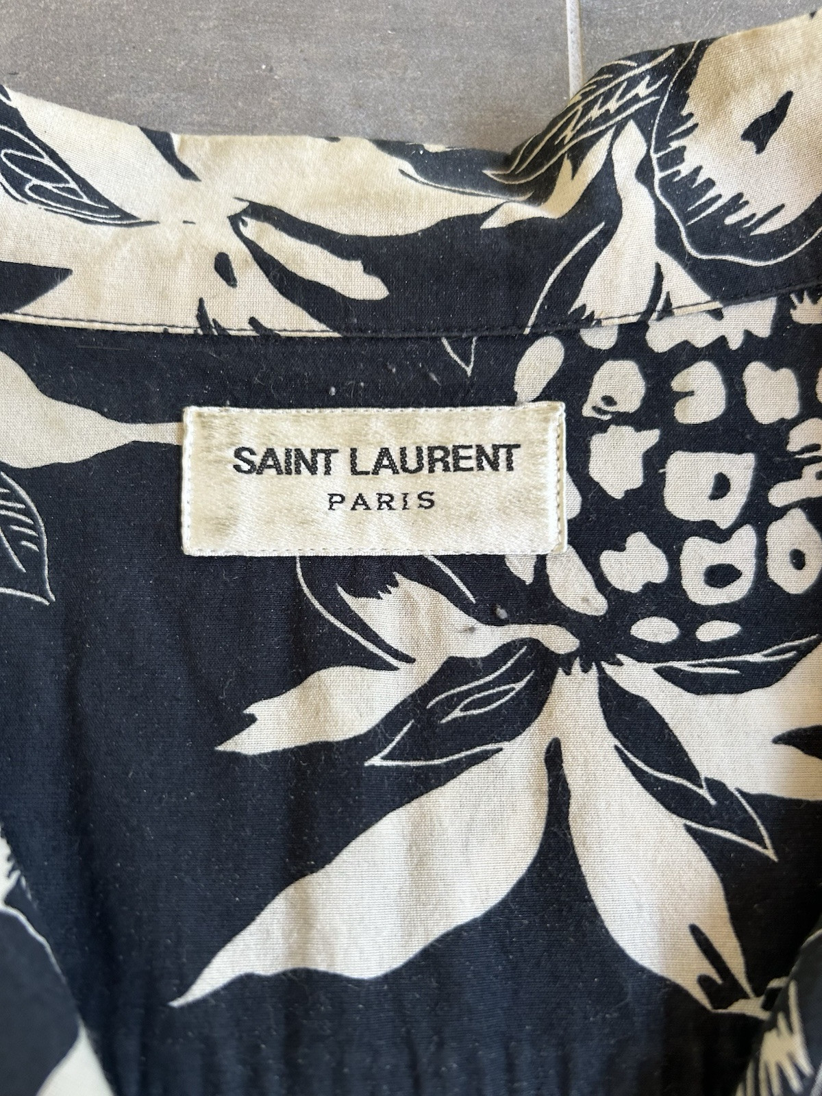 Camicia hawaiana Saint Laurent Paris