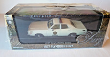 Greenlight Plymouth Fury Hazzard County Sheriff Police Rosco Patrol Car 1977 1:43 86558