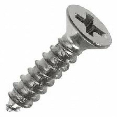 8 X 1-1/4 Phillips Flat Head Sheet Metal Screw Type A Zinc Plated 500 Pieces