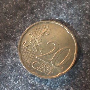 Spain 20 Euro Cent 2002 Nordic Gold Coin KM#104 Gold Color Spain Variety