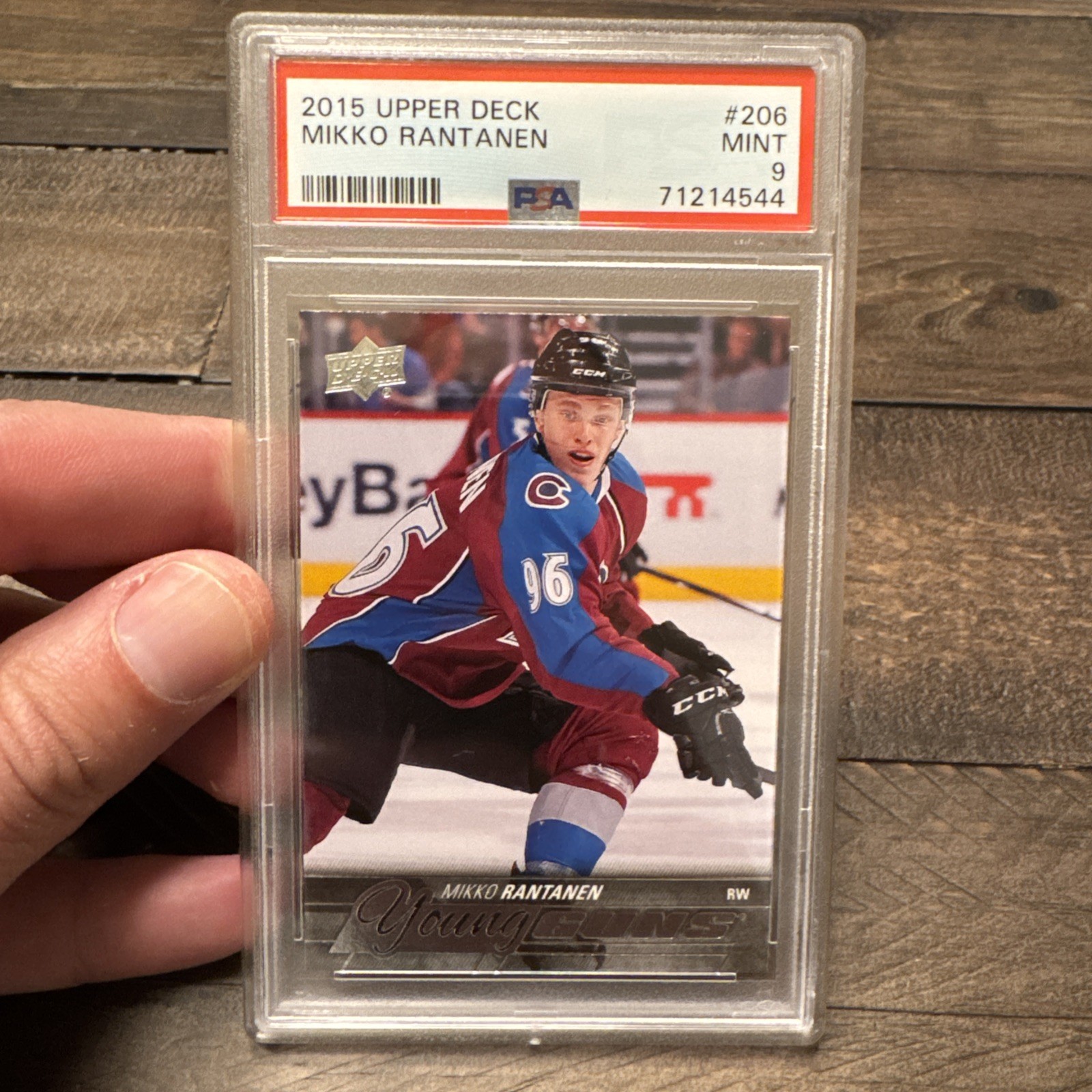 2015-16 Upper Deck - Young Guns #206 Mikko Rantanen (RC) PSA 9