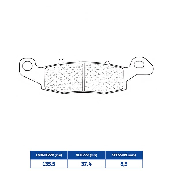 PASTIGLIE FRENO RACING ANTERIORE CL BRAKES 2383C60