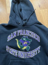 2010-2012 SFSU Alli Gator Jansport Pullover Hoodie Size Small