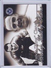 King Clancy 2002 Maple Leafs Platinum Collection Hockey Card 46 Grade NMMT