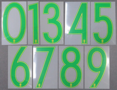 2016 2017 OFFICIAL SPORTING ID BRAZIL HOME GREEN PLAYER SIZE NUMBERS