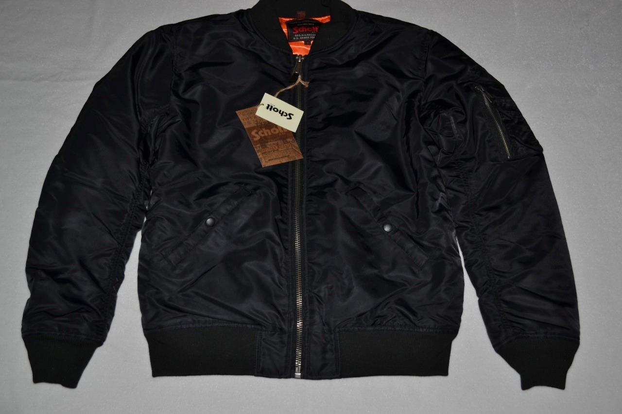 Schott NYC Water Resistant MA-1 Flight Jacket