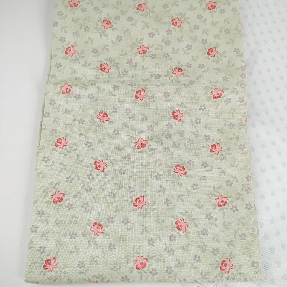 Designer Cotton Print Fabric Quilting 4 Pieces Over 2 Yards Total Moda Lecien - Image 3 of 4