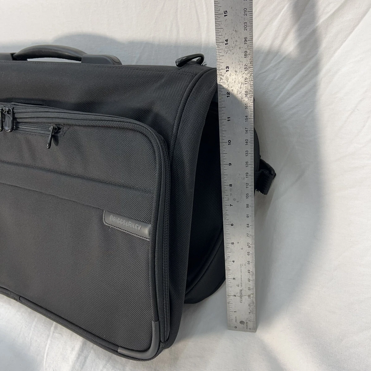 Briggs & Riley Baseline Black Carry-On 2-Wheel Garment Bag