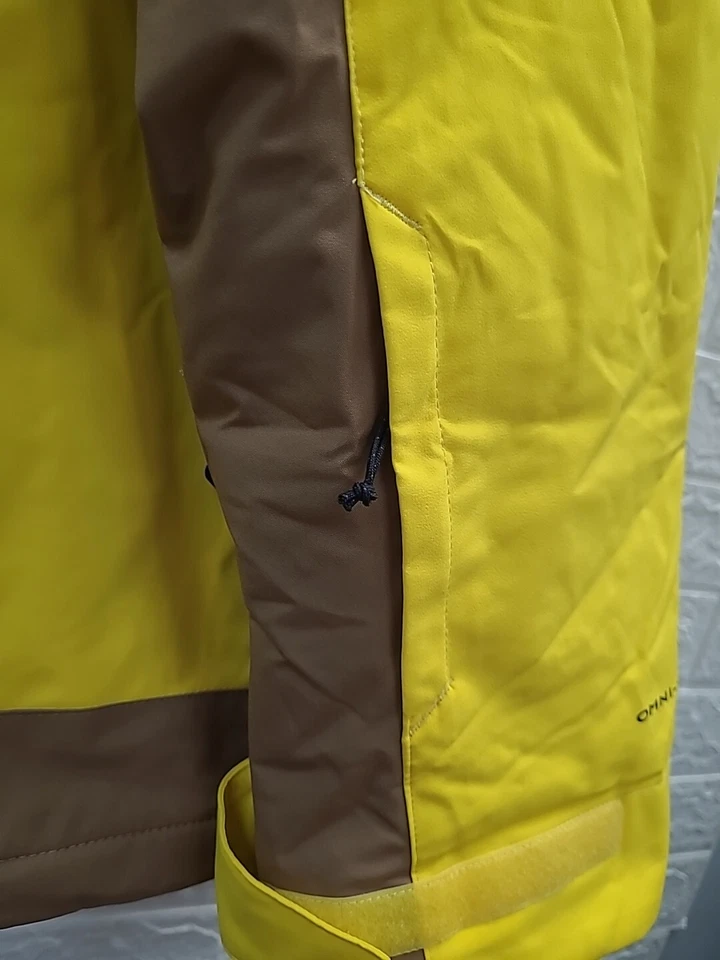 全新 Columbia Centerport II 防水滑雪夹克 黄色 块 尺寸 3X — 第 3/4 张图片