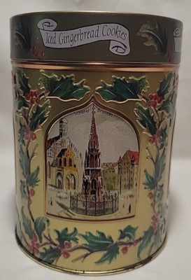 Vintage / Lambertz / Collectable Christmas Musical Tin / Works