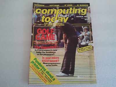 Vintage Computing Today Magazin März 1981 - Nascom Commodore Super Pet