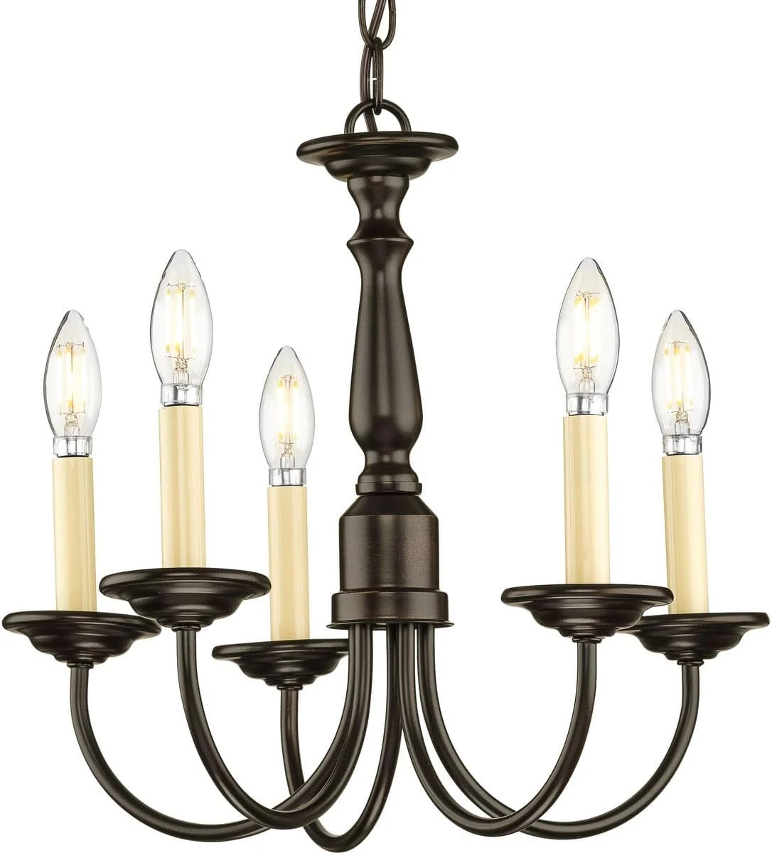 P4009 20 Five Light Chandeliers 17 1 2 Inch Diameter X 15 Inch
