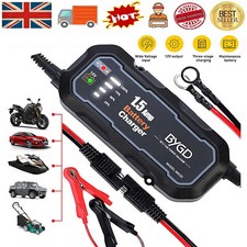 SAE Smart 12V Motorcycle Motorbike Car Battery Charger Automatic Smart Trickle