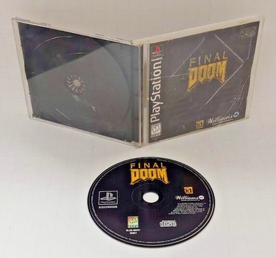 Final DOOM Rare HTF FPS 1996  ps1 playstation 1 one Tested Game Working